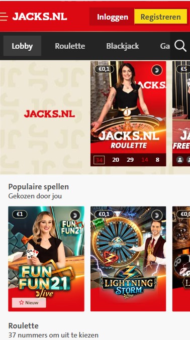 Jack’s casino 5m