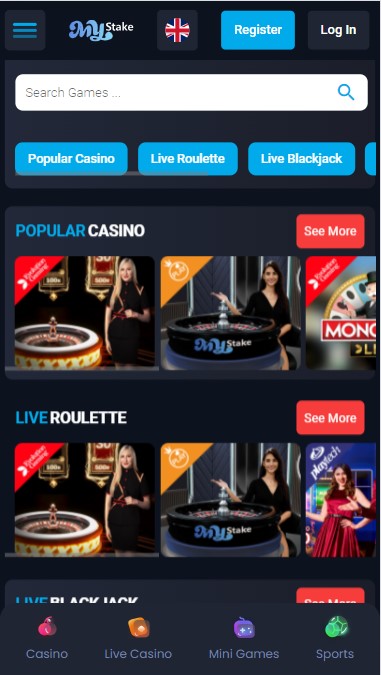 My Stake Online Casino 5m