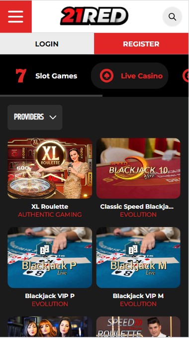 21 Red Casino 3m